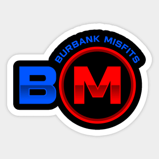 Burbank misfits Sticker